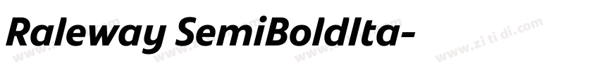 Raleway SemiBoldIta字体转换 Raleway SemiBoldIta字体转换